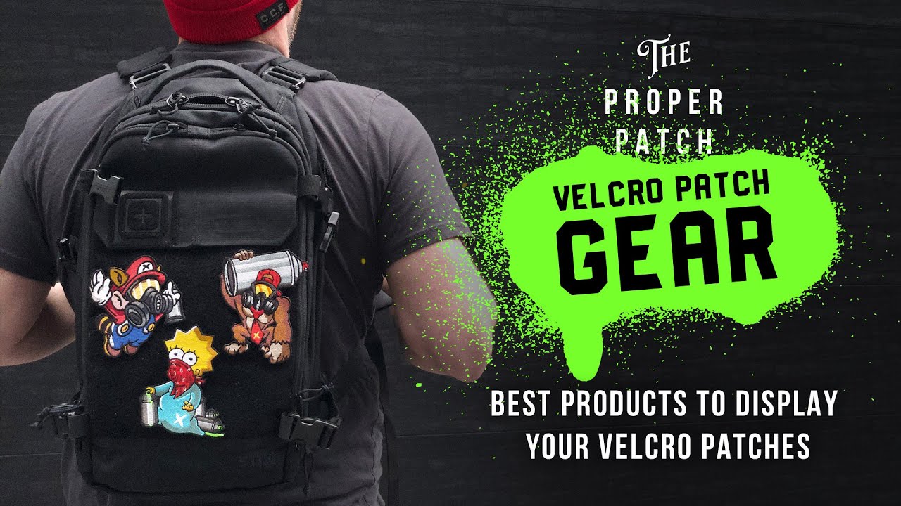 The best gear to display your velcro patches.