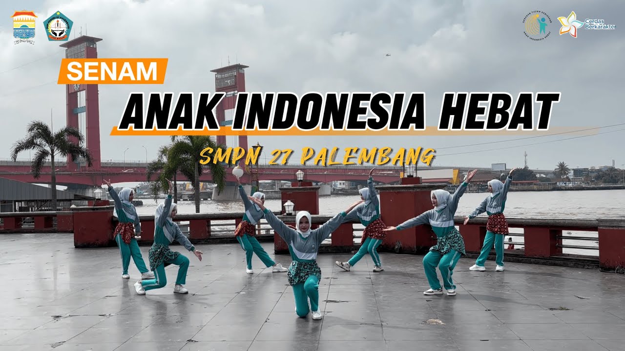 Lomba Senam Anak Indonesia Hebat 2025_SMPN 27 Palembang_Sumatra Selatan