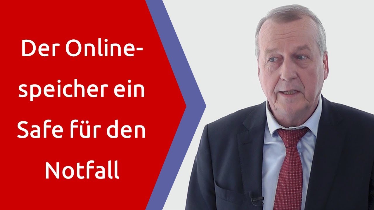 Der Onlinespeicher ein Safe für den Notfall