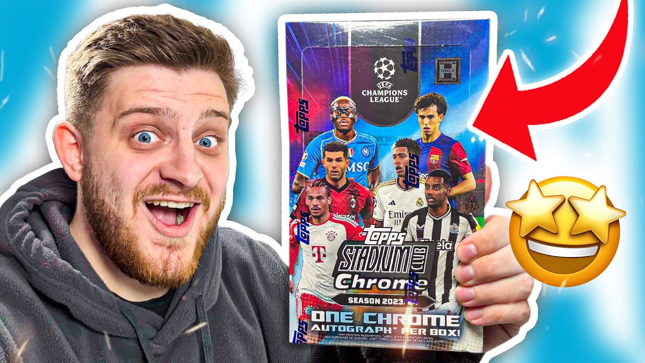 Is THIS the BEST HOBBY BOX of the Year?! (UCC Stadium Club Chrome 2023/2024!)