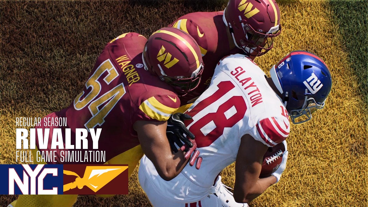 Giants vs. Commanders | 2026 Rivalry Game | Madden NFL 26 Simulation