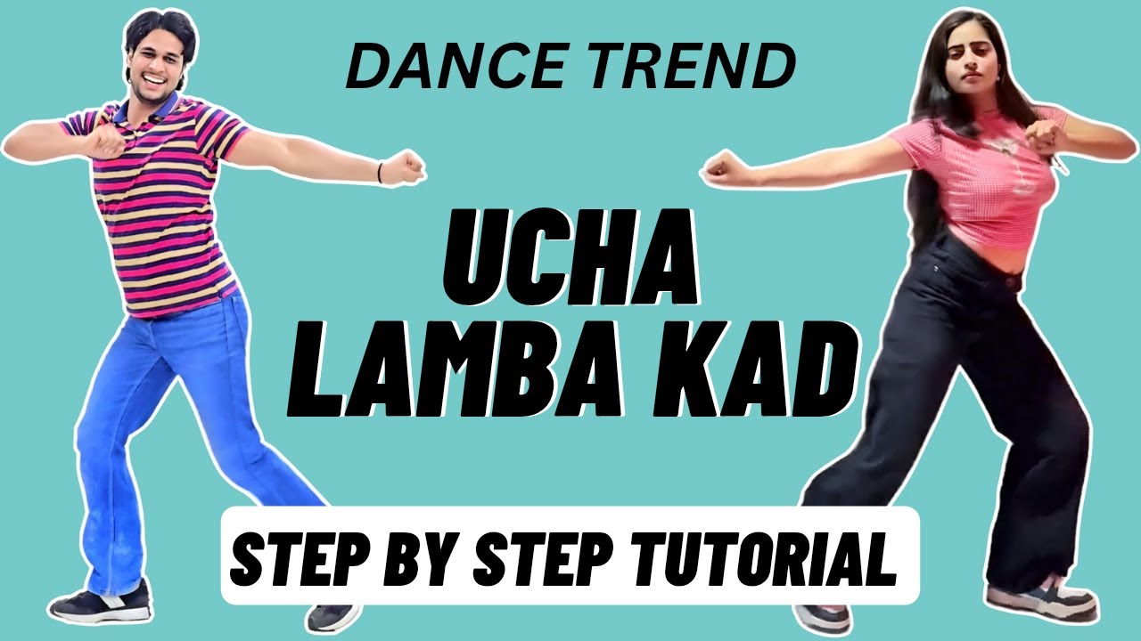 Ucha Lamba Kad Reels Dance Trend Tutorial | Ucha Lamba Kad Instagram Dance Trend Tutorial