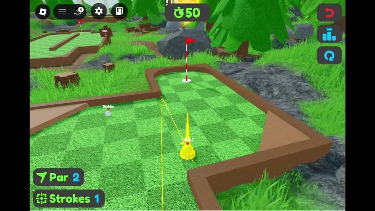 Playing Super Golf with friends!