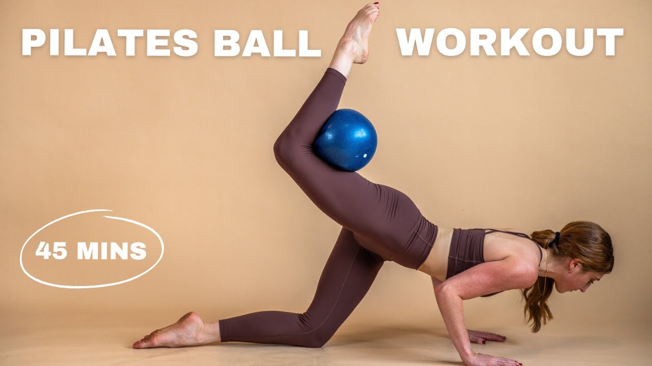 DYNAMIC PILATES WORKOUT with a Pilates Ball || 45 minutes