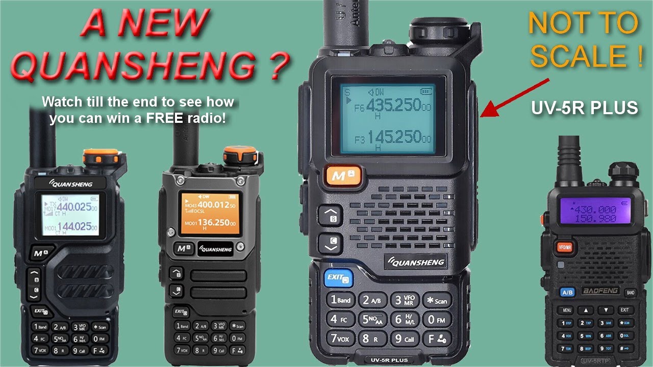 Quansheng UV-5R PLUS в сравнении с другими! Выиграйте БЕСПЛАТНУЮ радиостанцию!