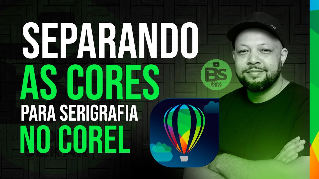 ✅ Separando as cores para serigrafia no Corel Draw