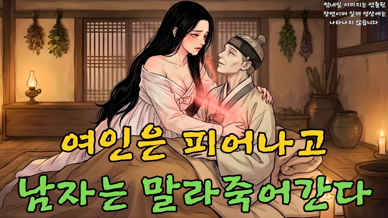 인간이 되기 위해 천 년 동안 조선의 깊은 산속에서 피눈물을 흘리며 수행한 모란꽃 정령의 애절하고도 슬픈 사랑 이야기 | 야담·민담·전설·설화·옛날이야기