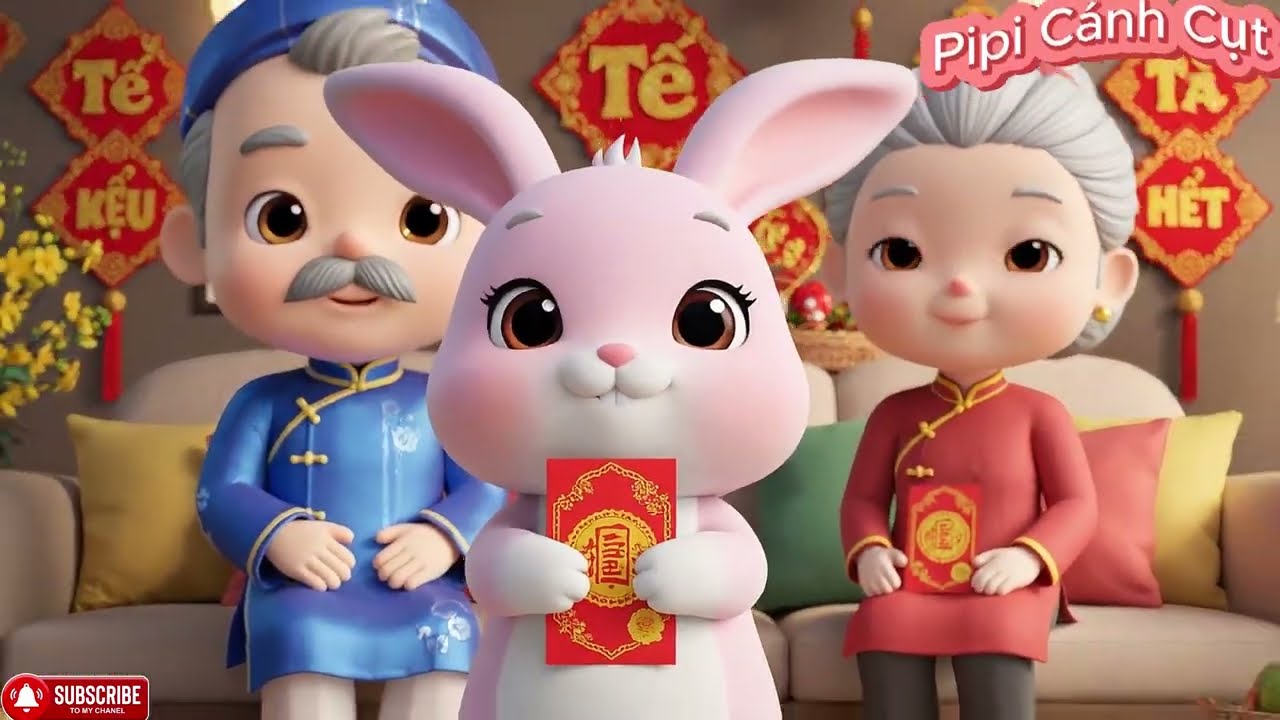 Thỏ Con Tung Tăng Đón Tết - Bài Hát Thiếu Nhi Vui Nhộn