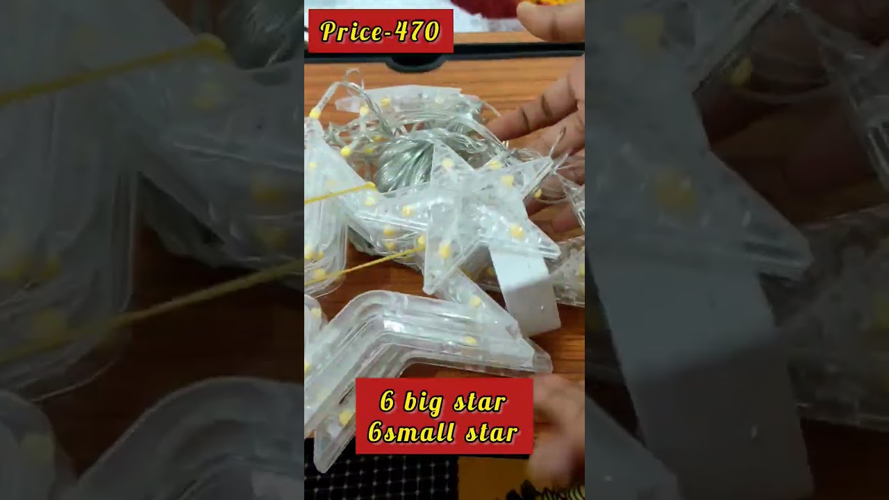 Unboxing of a star light for home decor #unboxing #review #homedecor #flipkart #ytshorts #light