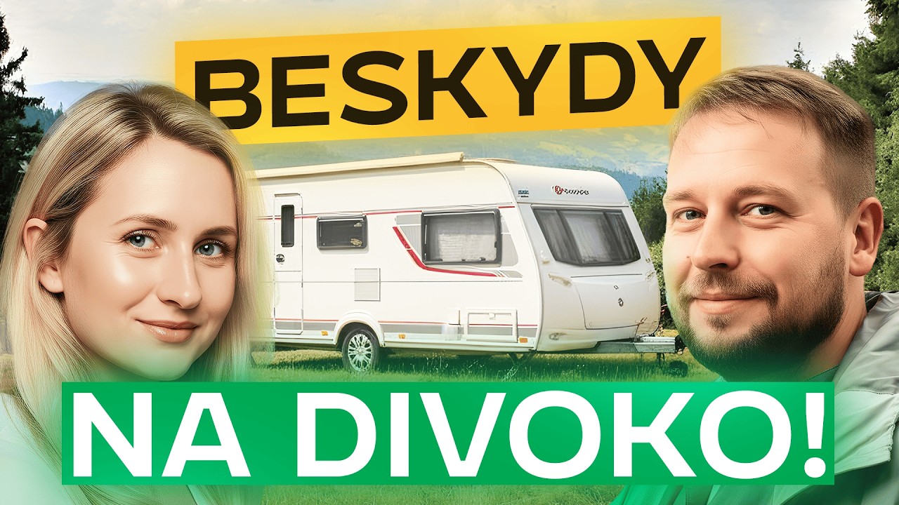 Na divoko s 8m karavanem v Beskydech. Testujeme EcoFlow Delta 3 plus v ostr&eacute; zkou&scaron;ce
