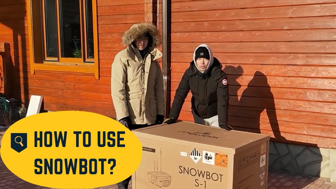 Snowbot- Smart Snowblower Robot | UNBOXING VIDEO | Installation and Use Guide