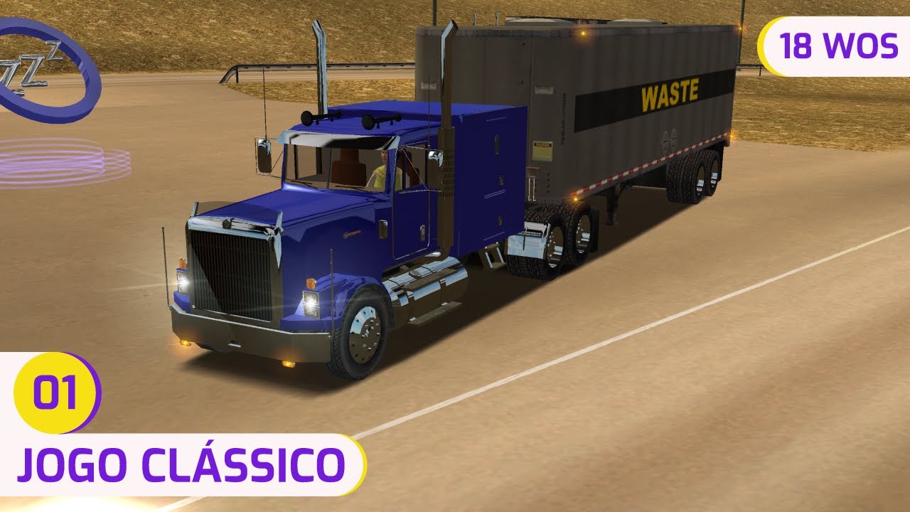4K - Jogo Clássico | 18 Wheels of Steel American Long Haul (Ep. 01)