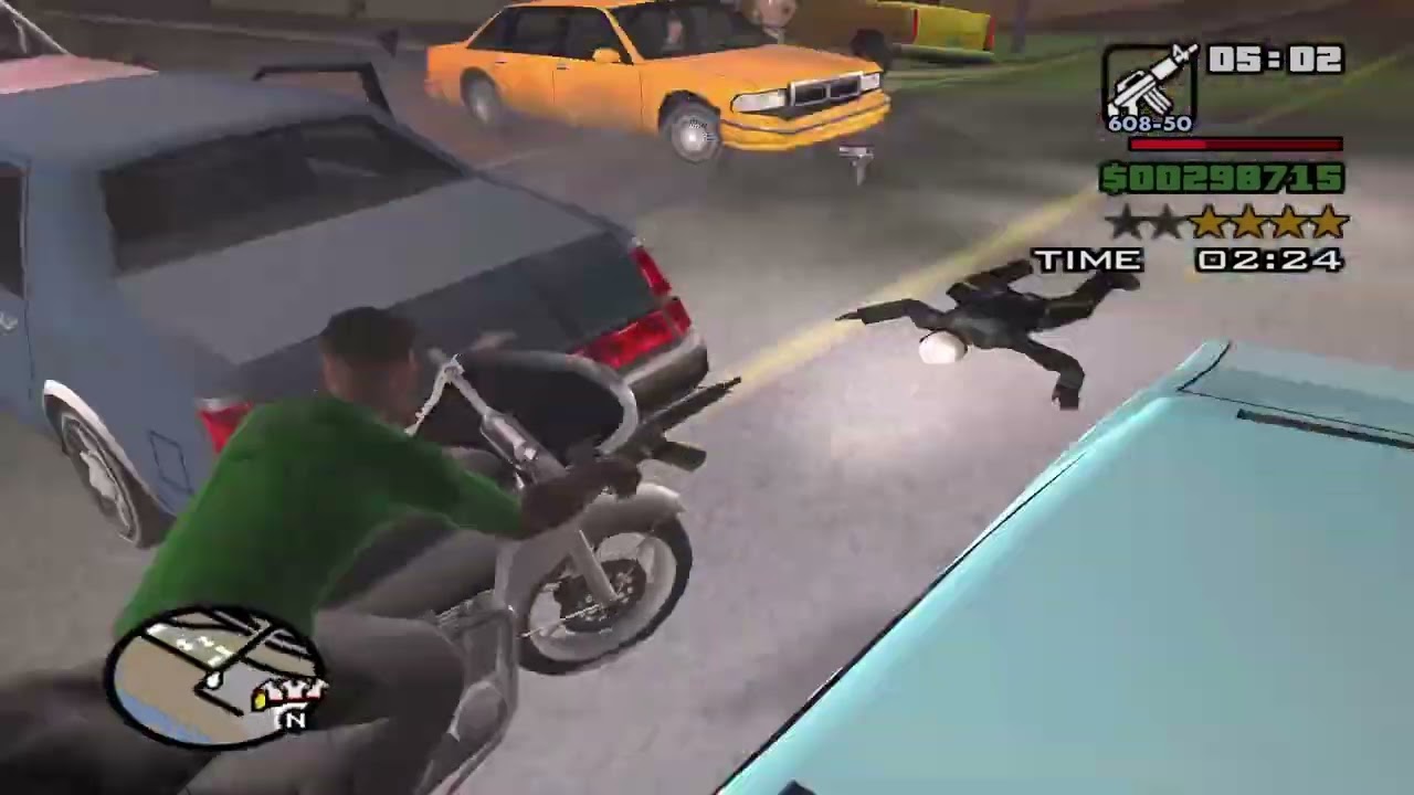 GTA3 SA Ep0032 - Cop Bikes and Army Choppers