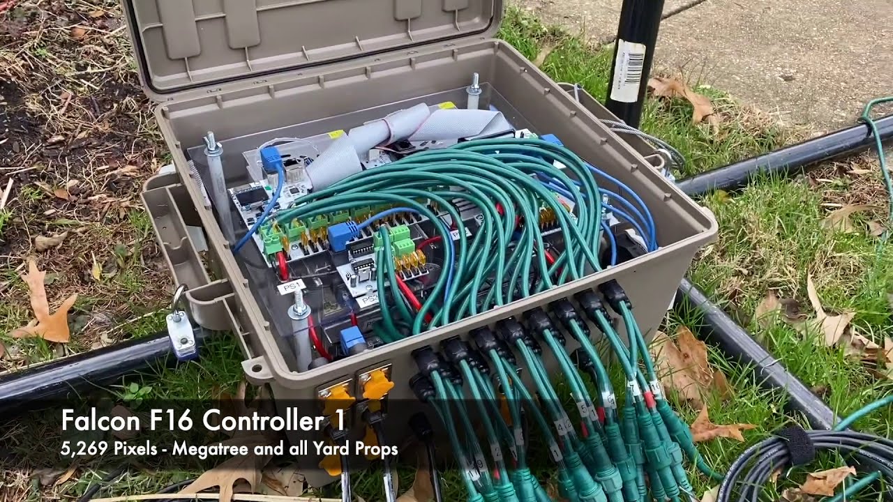 2020 Vine Lights - Behind the Scenes - Part 1 (Controllers and Wiring)