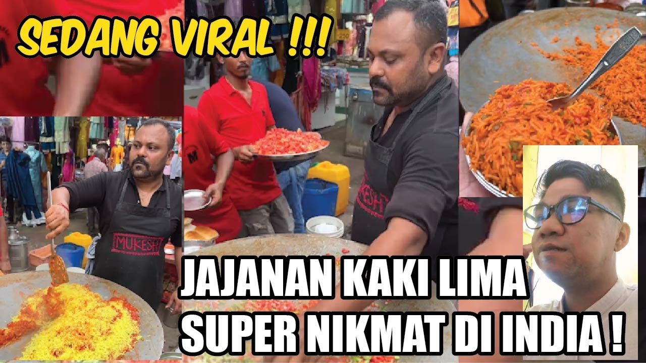 YUKK GUYS !! MARI KITA LIHAT MAKANAN KAKI LIMA INDIA SUPER LEZAT !! REACT