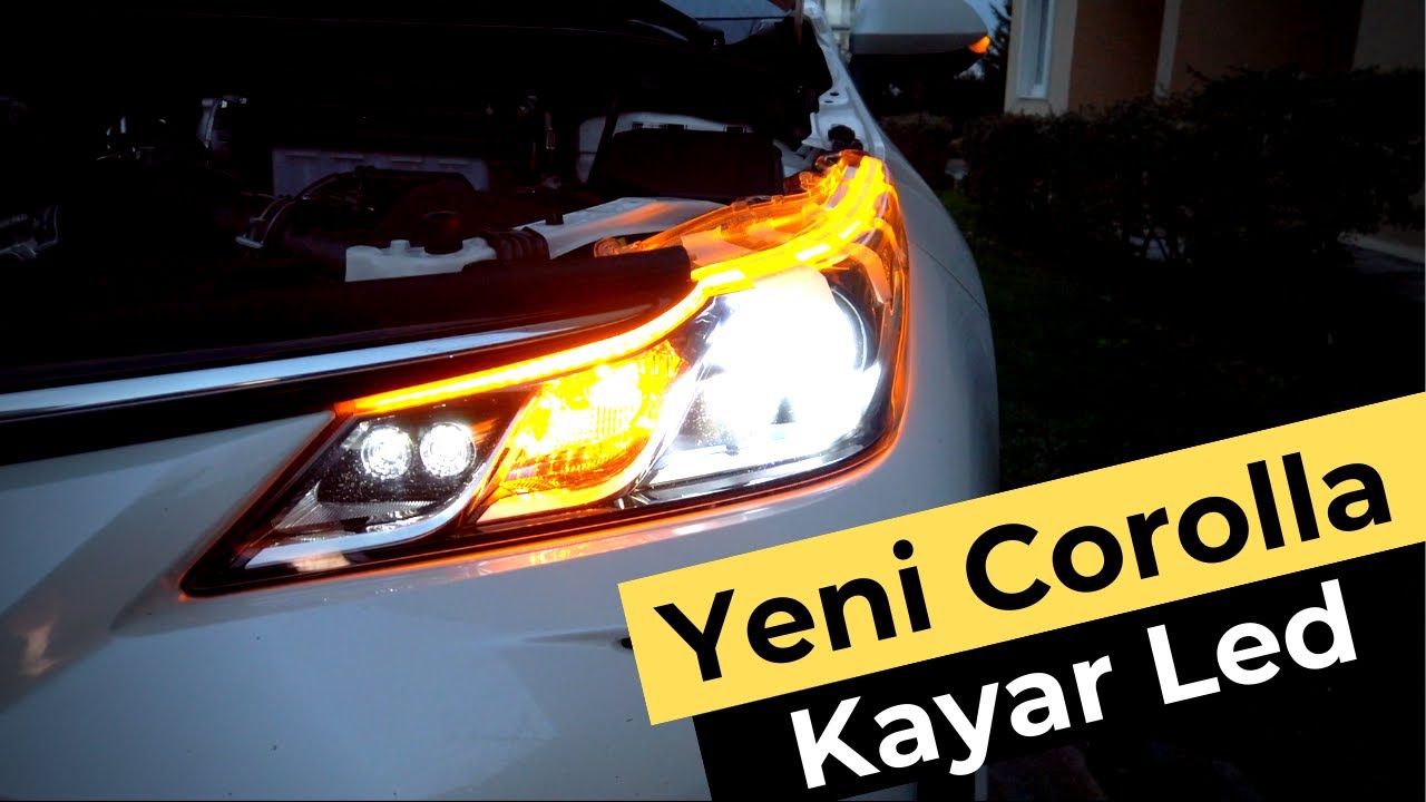Yeni Corolla Kayar Sinyal Led - Photon Mono Led Montajı