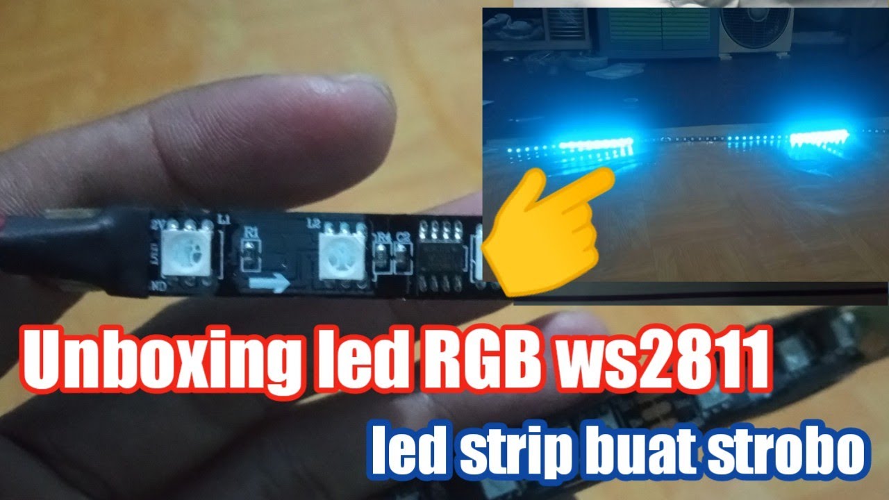 Unboxing dan test led strip RGB ws2811