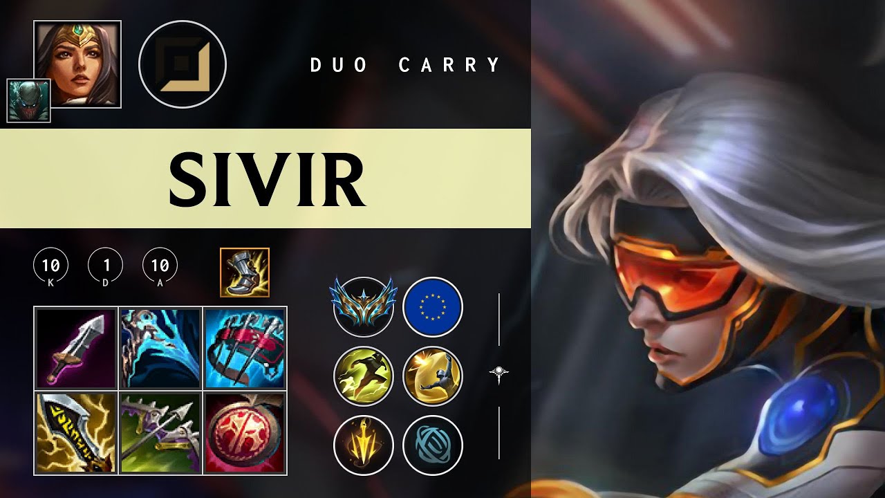 Sivir ADC vs Corki - EUW Challenger Patch 26.01