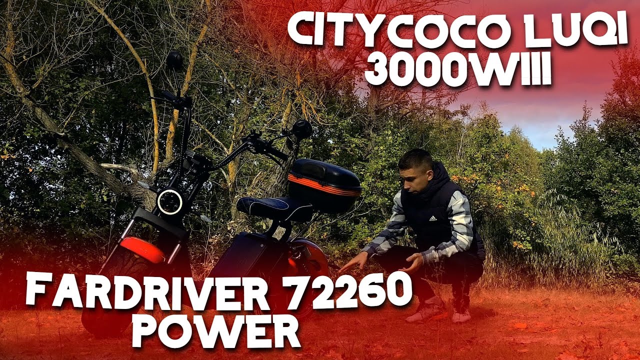 ОГЛЯД ЕЛЕКТРОСКУТЕРА CITYCOCO LUQI 3000W ТЮНІНГ НА FARDRIVER 72260 DETAILING RIDE PRO