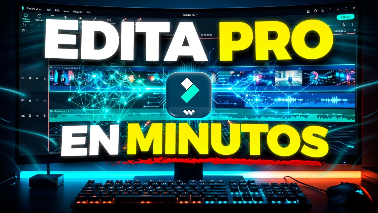 🎥 CÓMO EDITAR RÁPIDO EN 2026: Guía Completa de Filmora 15 con IA ✅ |  el MEJOR EDITOR para PC 🎬🔥