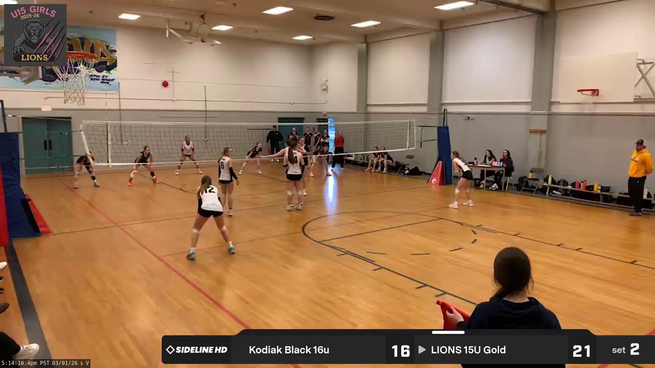 LIONS 15U Gold vs. Kodiak Black 16u (2026.03.01)