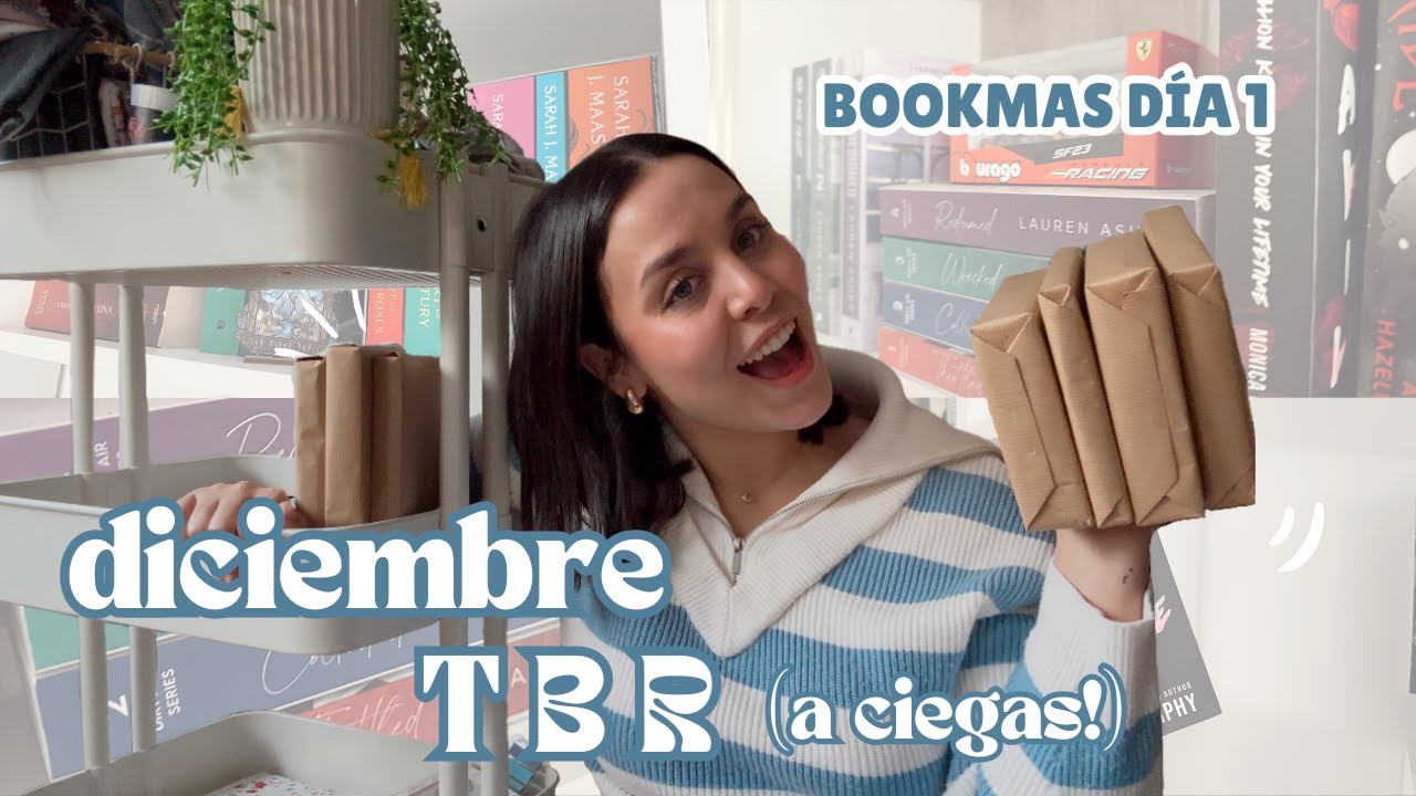 Escogiendo mi TBR de diciembre A CIEGAS 🎄🌟 bookmas día 1