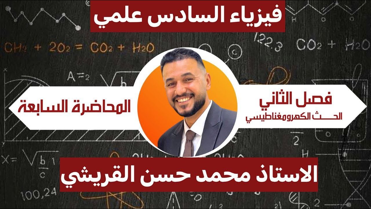 محاضرة رقم 7 / قانون لنز/  الفصل الثاني / فيزياء السادس العلمي