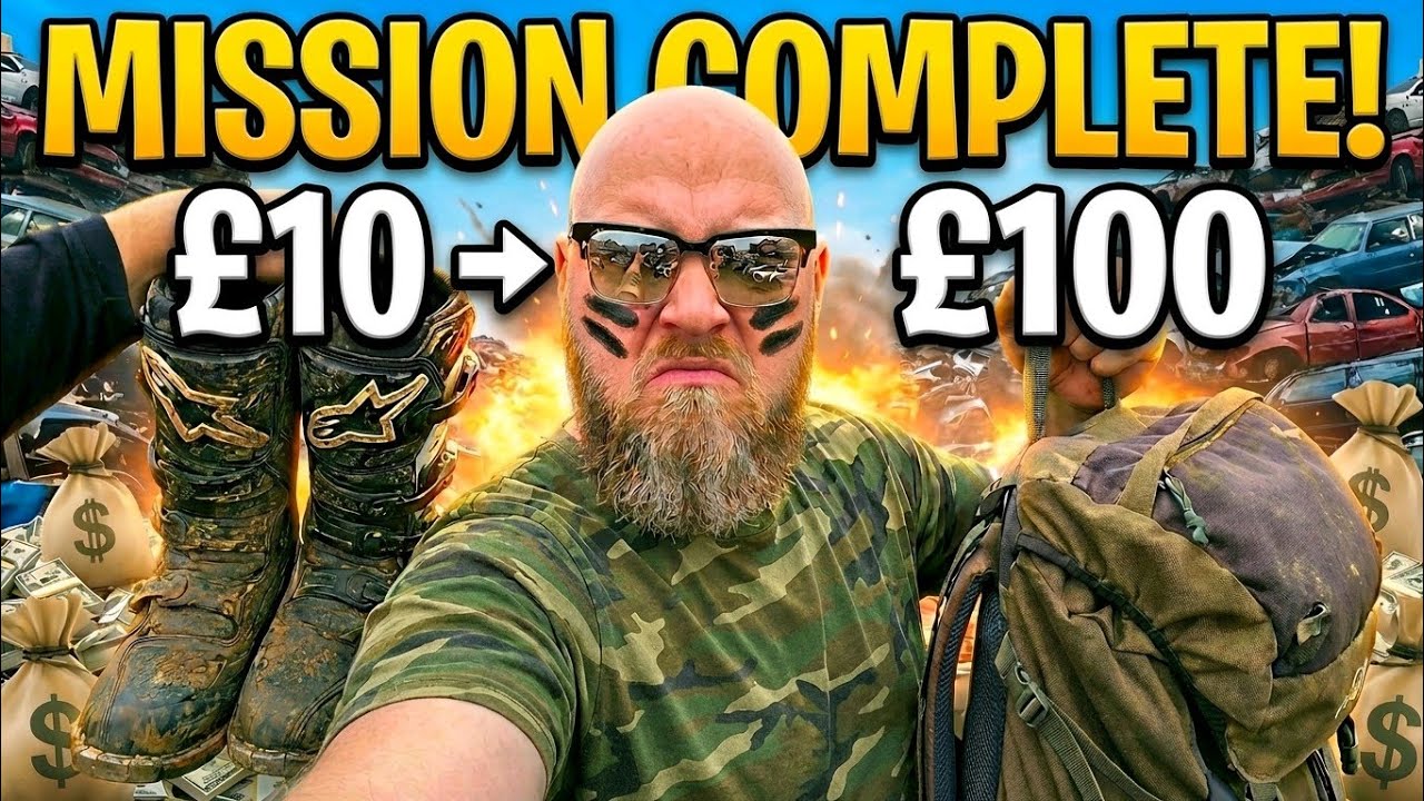 I Spent £10 at a Salvage Yard… It’s Worth Over £100!