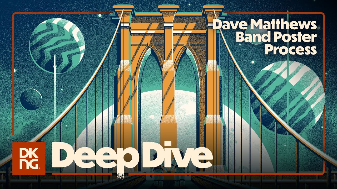 From Concept to Design and Illustration - The Process of Creating a Dave Matthews Band NYC Poster