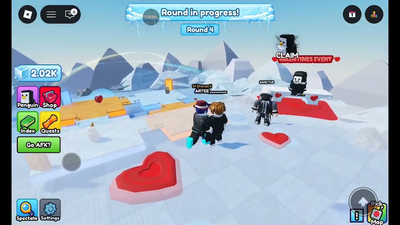 Penguin knockout!