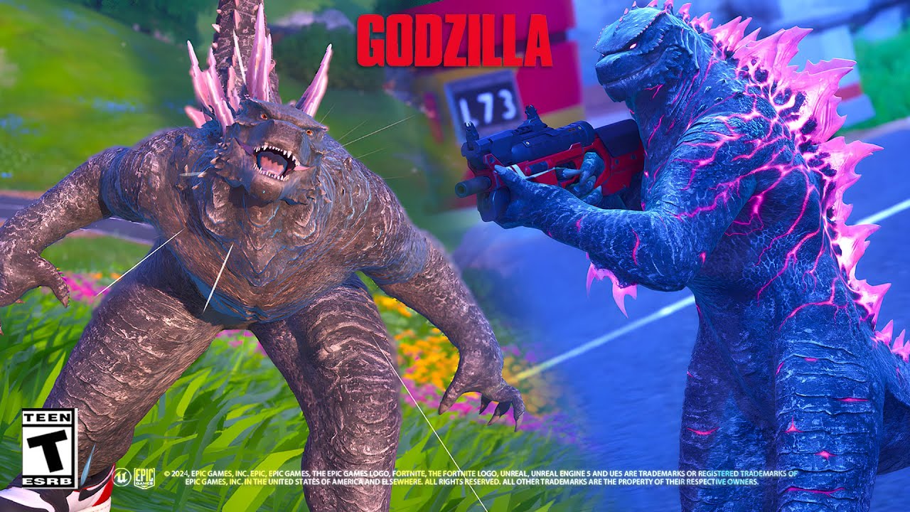 Fortnite GODZILLA Evolved Reactive Gameplay! CHAPTER 6 Bonus Skin!