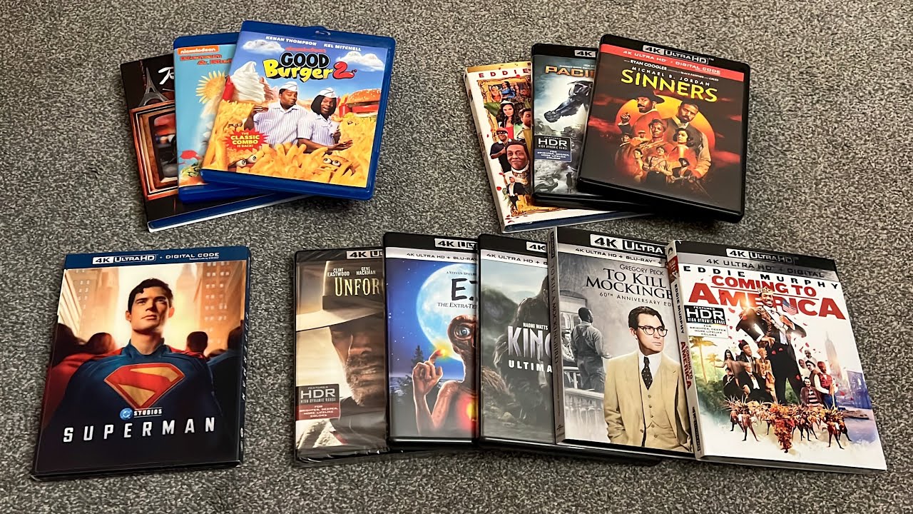 Фильмы «Чёрная пятница» 2025 года — Blu-ray от Walmart и Amazon