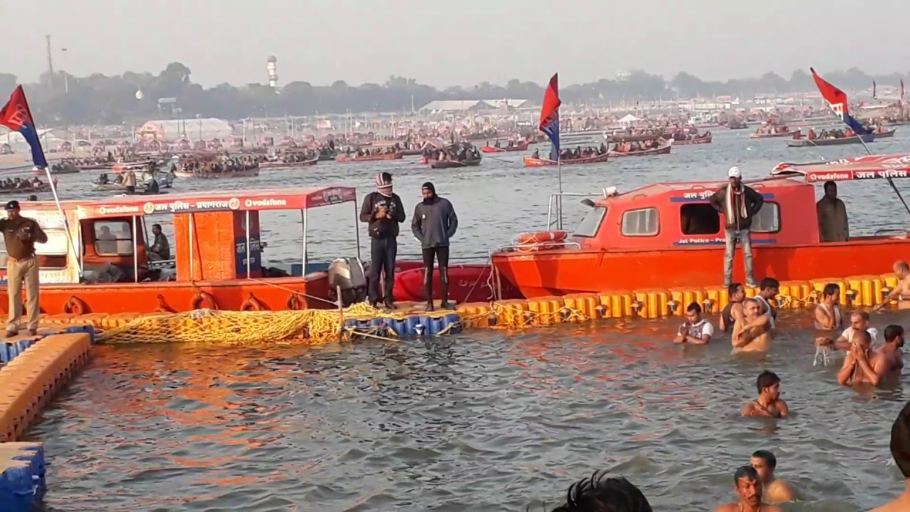 Holy bath at Sangam Prayagraj