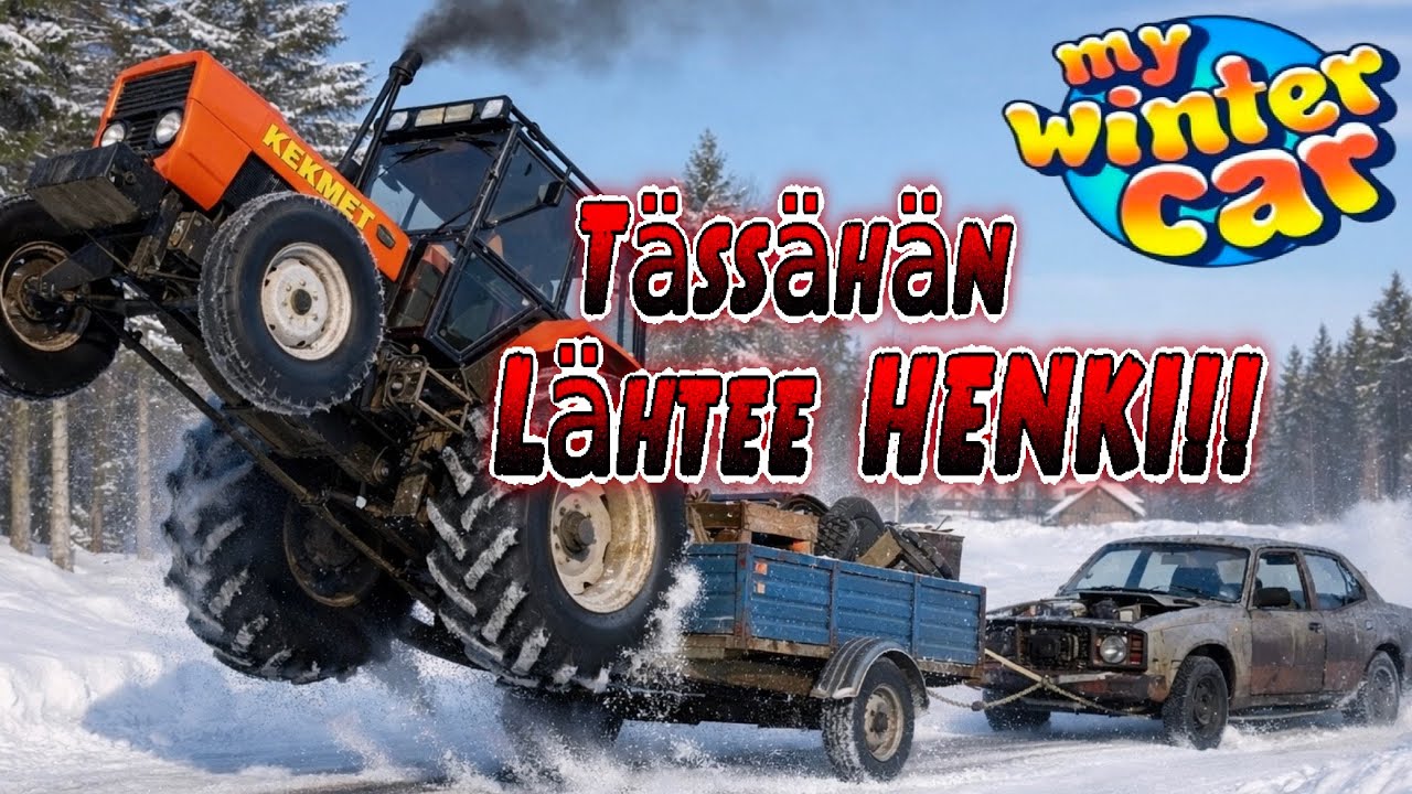 My Winter Car [osa:2] - Tässähän lähtee henki!!
