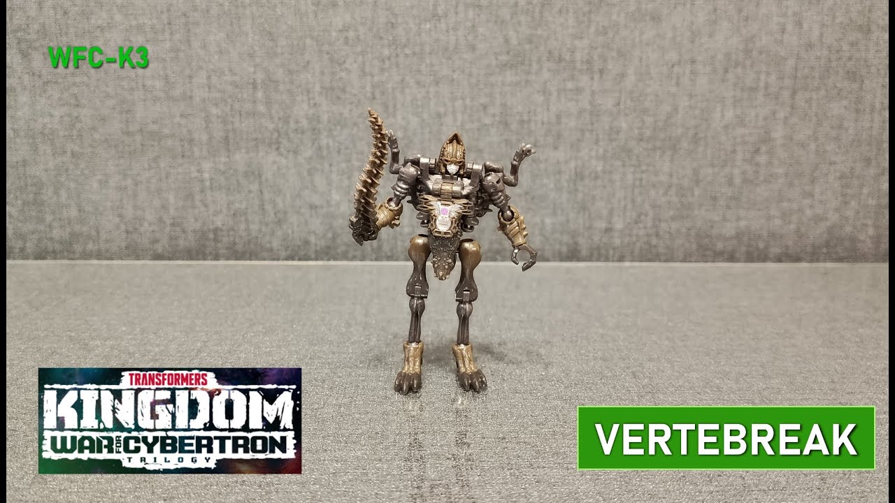 Обзор Vertebreak Core class War for Cybertron Kingdom WFC-K3 Музей Р-ТФ