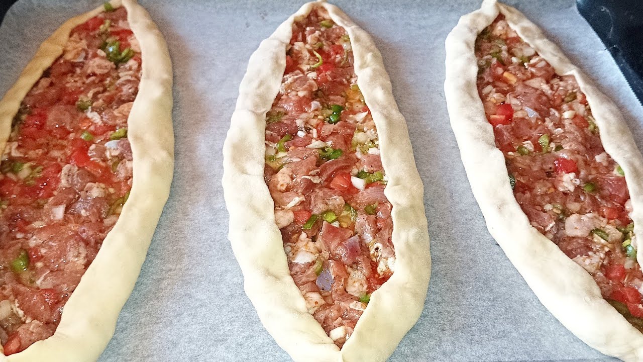 Evde Etli Pide Nasıl Yapılır ✅ Kuşbaşı Pide Tarifi 💯