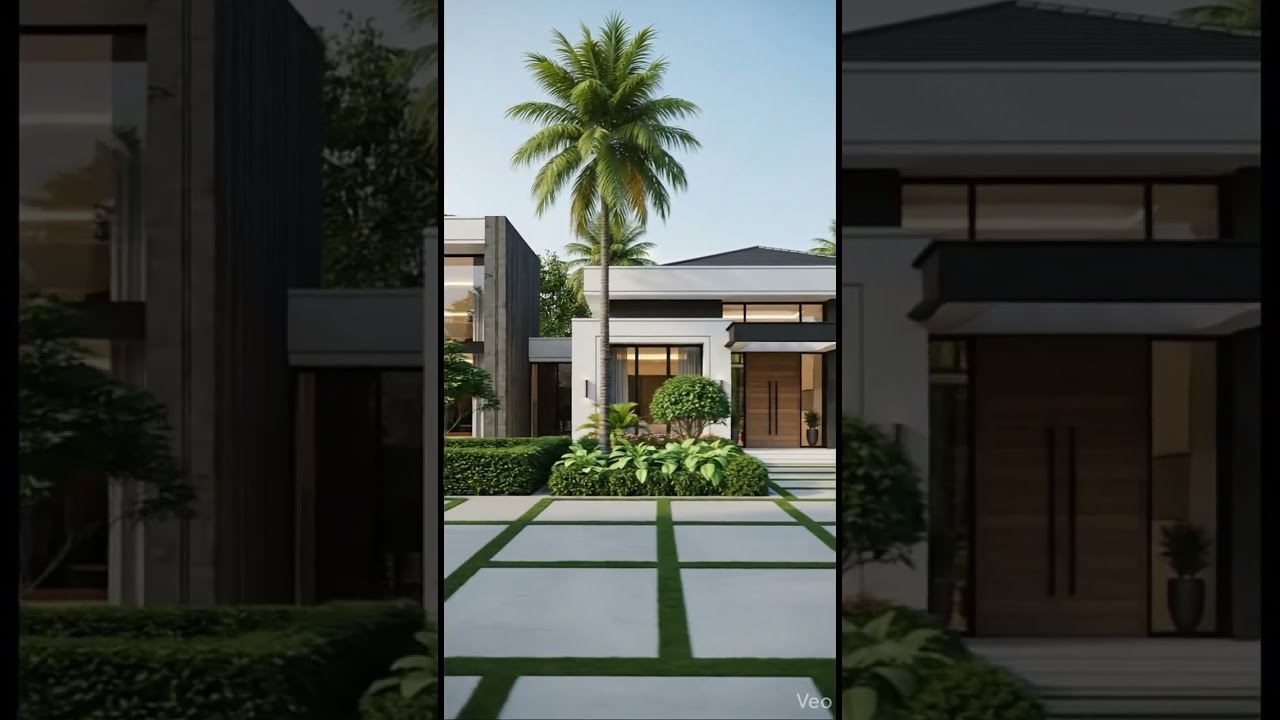 Modern Luxury Single-Storey House Design  Elegant Front View 🏡✨