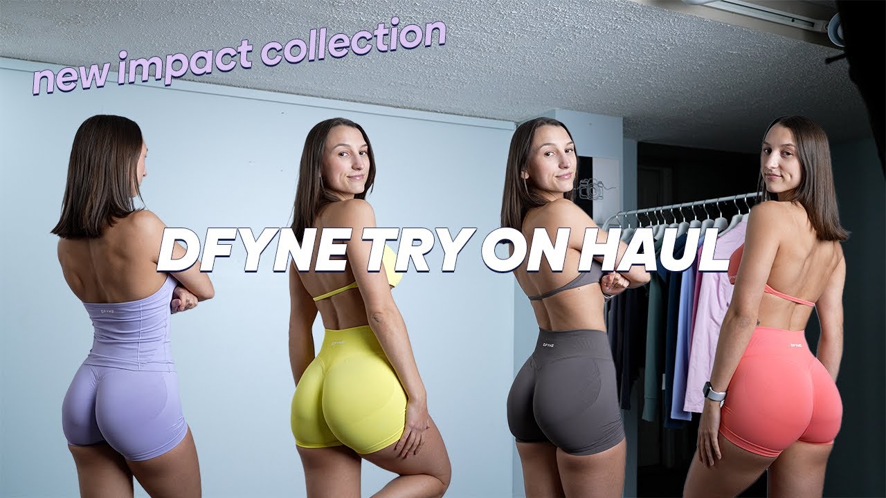 NEW IMPACT COLLECTION | dfyne try on haul | new biker shorts