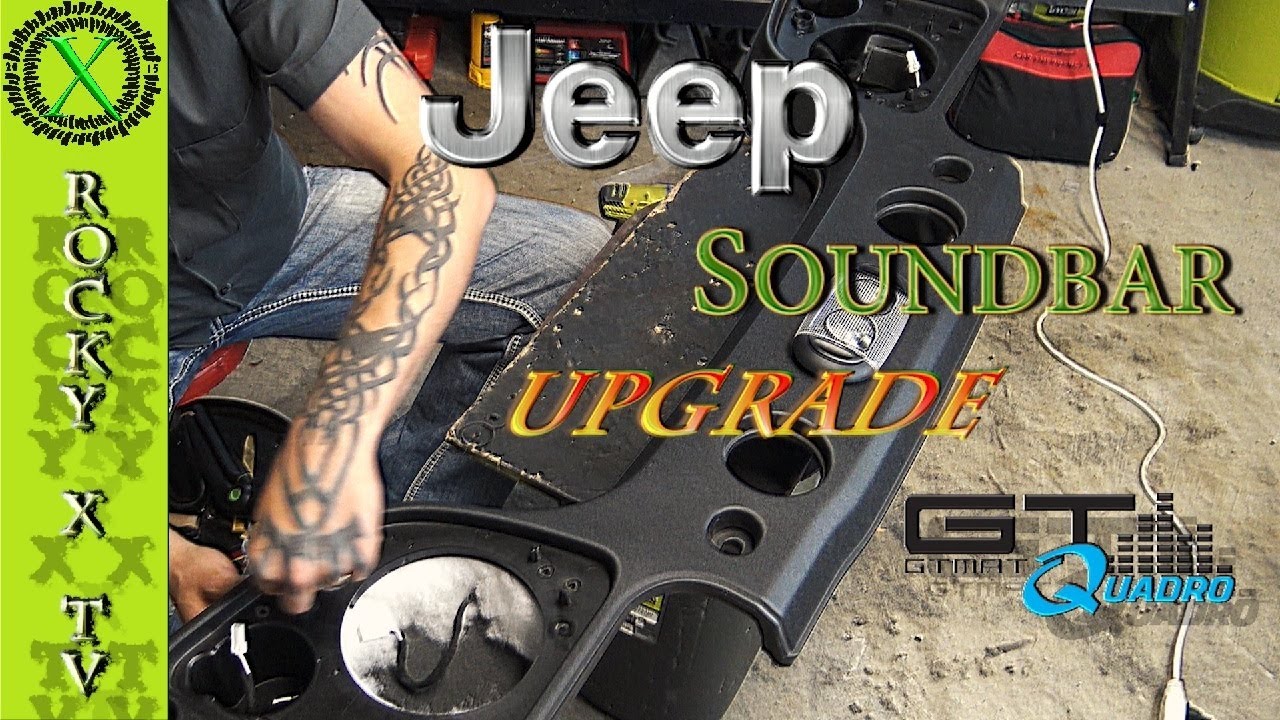 Шумоизоляция и обновление звуковой панели Jeep JK с помощью полиэфирного волокна, Project Dirty W...