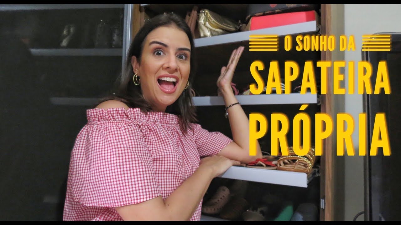 Minha sapateira + dicas de organização