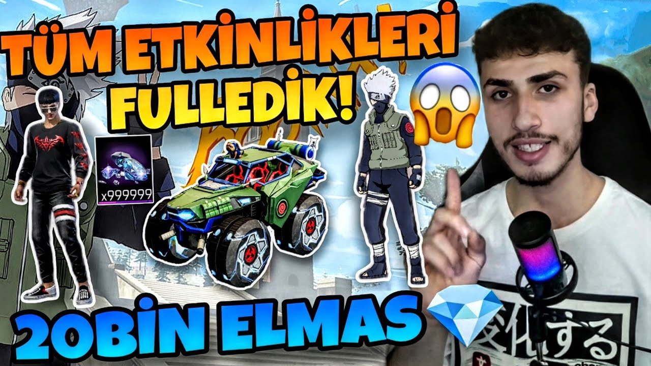 20 BİN ELMAS HARCADIK - MİSTİK MAĞAZA VE TÜM ETKİNLİKLERİ ALDIK - FREE FİRE