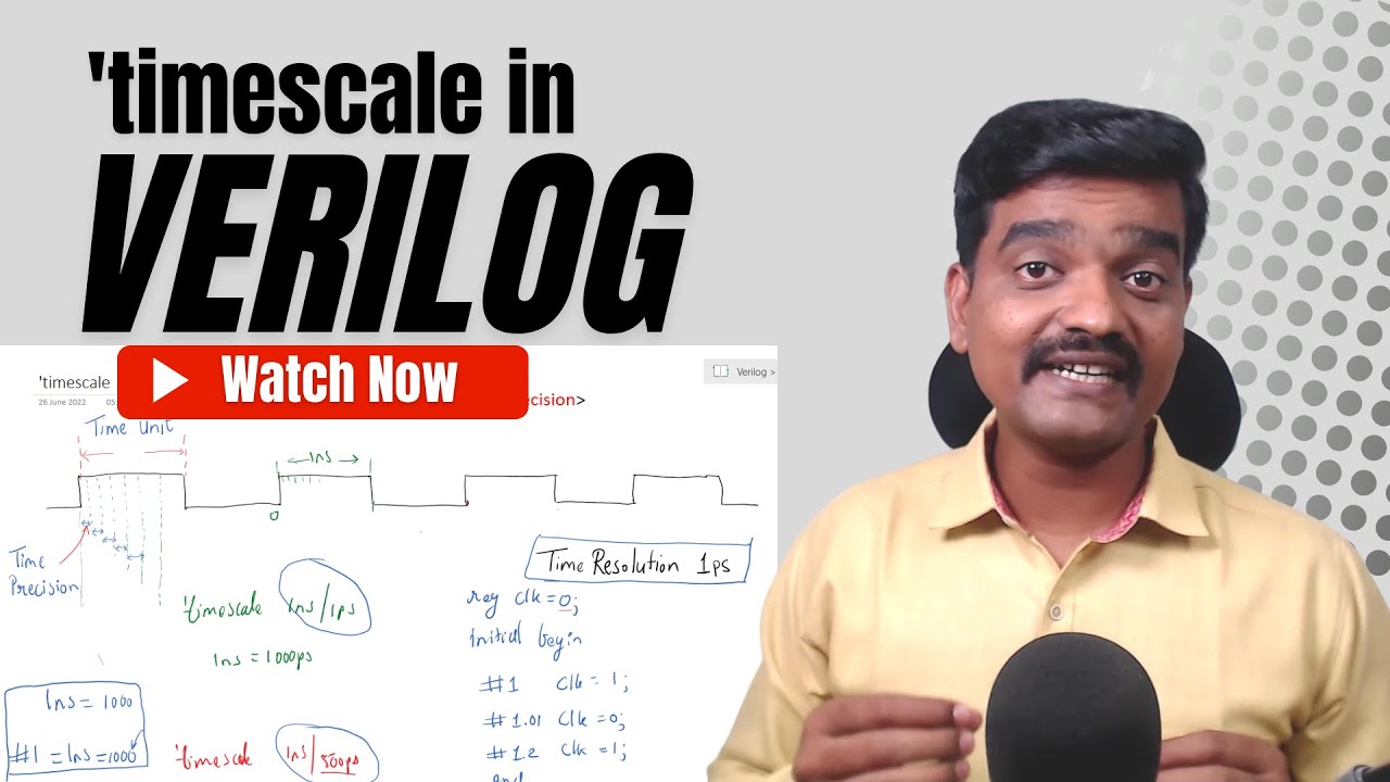 timescale in Verilog | Verilog Tutorial | Delay in Verilog
