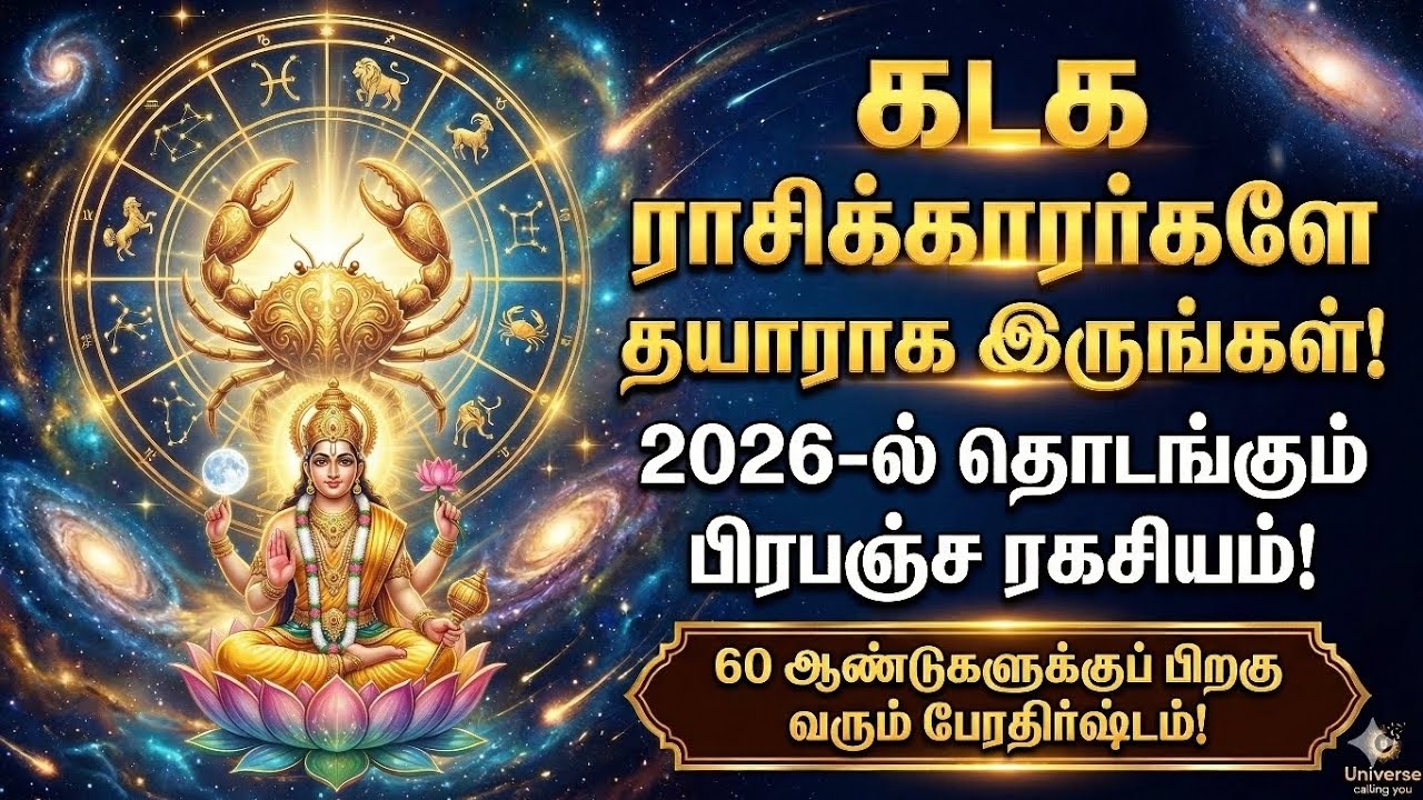 2026 கடக ராசி மகா மாற்றம்! 60 வருட ரகசியமும் நீங்கள் பெறப்போகும் குபேர யோகமும்! | Kadaga rasi Tamil