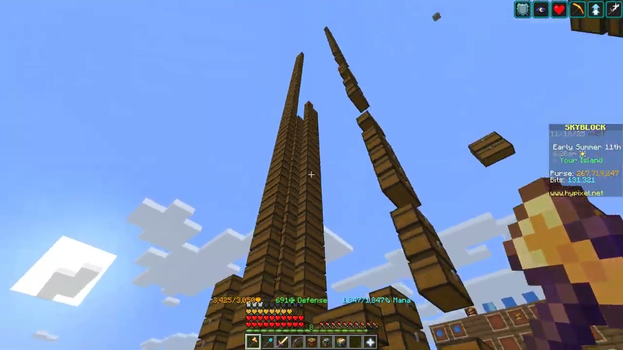 хвастаюсь своими 100 МИЛЛИАРДАМИ инвестиций в монеты в Hypixel Skyblock!