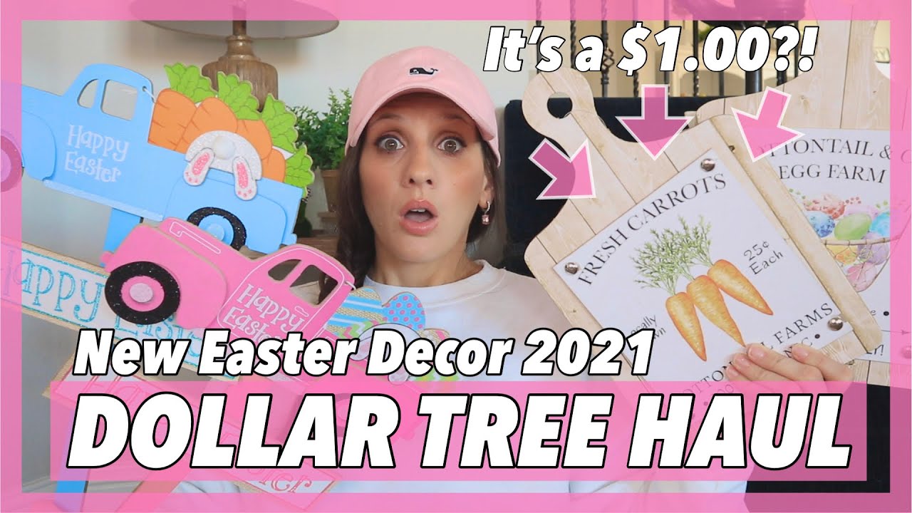 *WHOA* DOLLAR TREE HAUL | BRAND NEW EASTER 2021 DÉCOR THAT WILL BLOW YOUR MIND