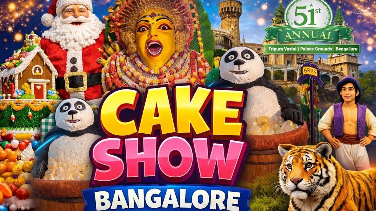 Bangalore Cake Show 2025–2026 🎂 | Palace Ground | Dec 12 – Jan 04 | Cake Exhibition Tour #cake