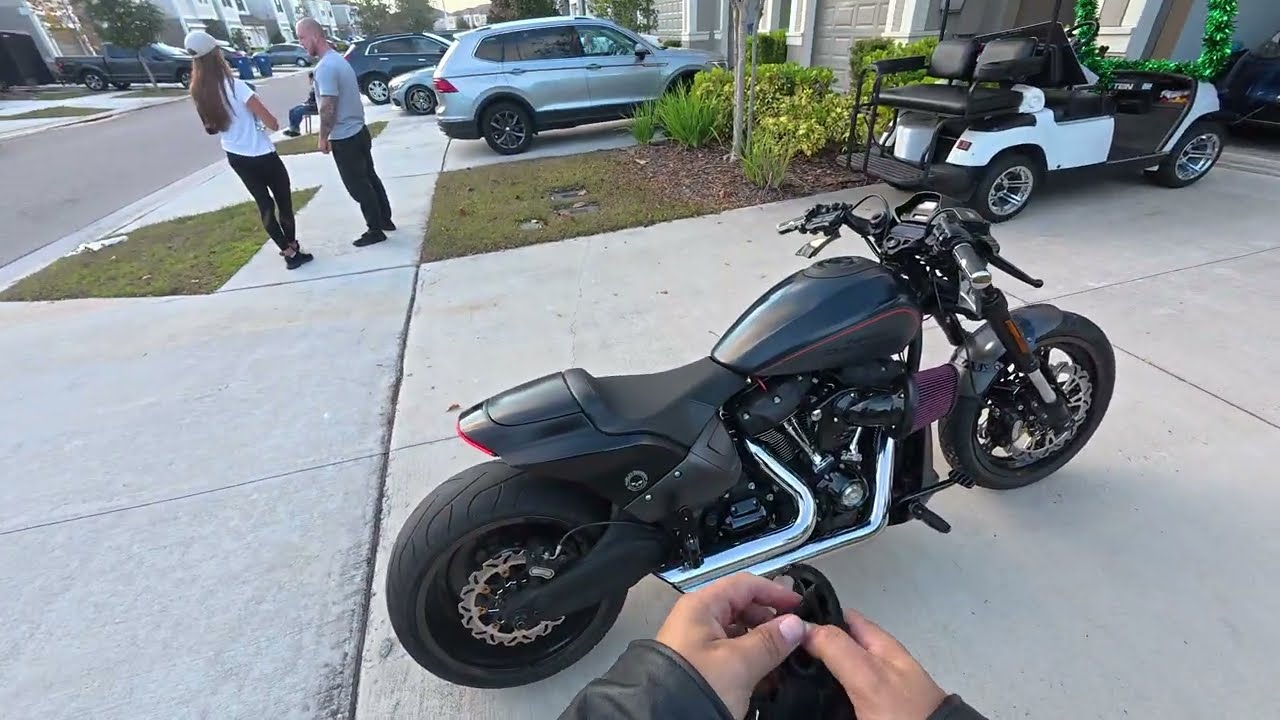 Harley FXDR 114 - Evening to Night POV Ride | Wesley Chapel