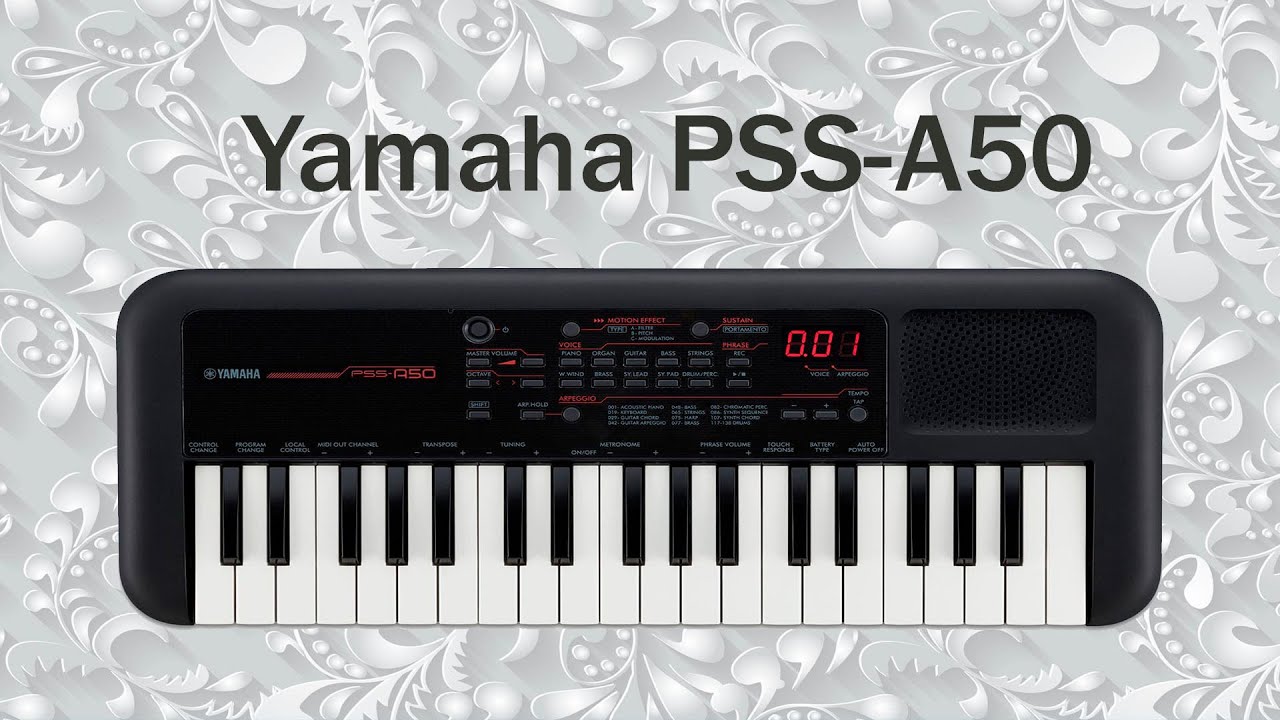 Портативный синтезатор Yamaha PSS-A50