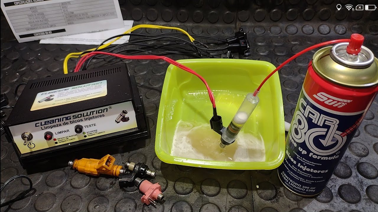 LIMPEZA E TESTE DE BICOS INJETORES COM ESSA MÁQUINA!