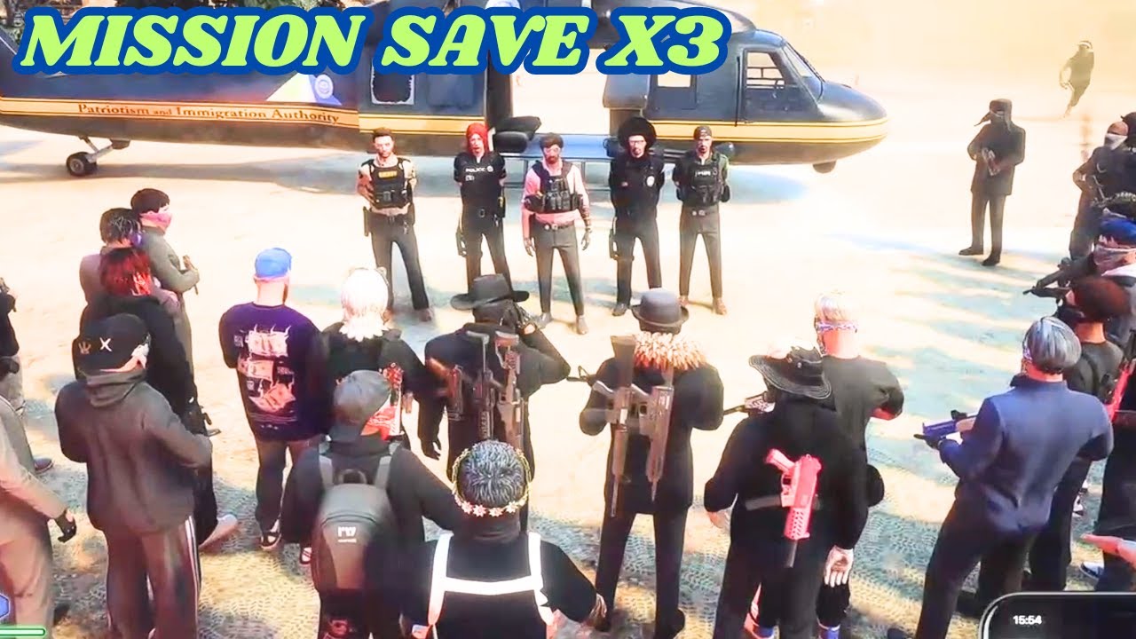 Mr.X & Groups Vs Whole PD - Mission Save X3 | EPISODE 1 | Soulcity by Echo RP Highlight